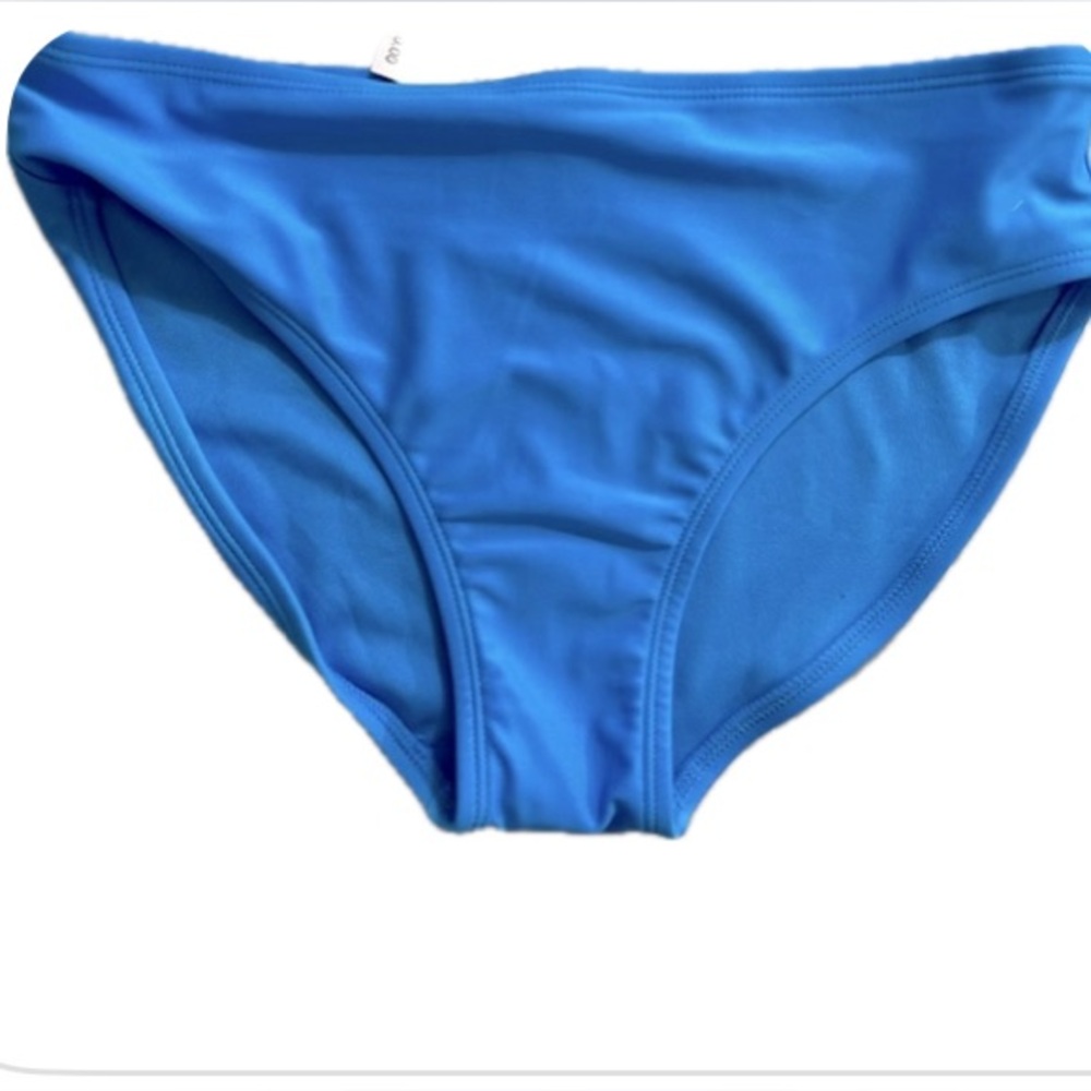 Cat & Jack Bikini Swim Bottom Girls XL‎ 14 Blue Pull On Stretch Beach Summer NWT